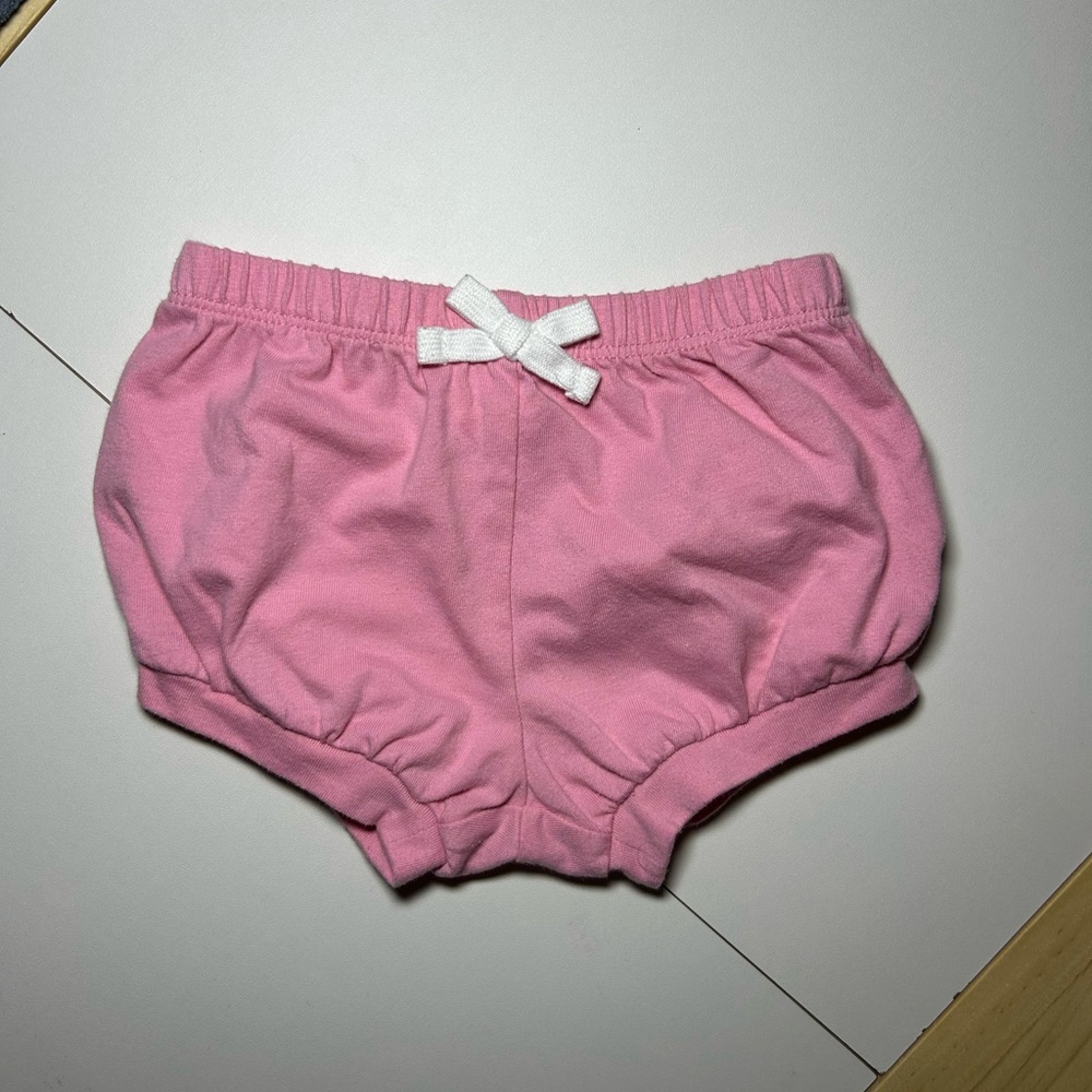 Joe Fresh Pink Diaper Cover with White Bow